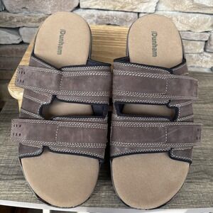 Dunham Men's Newport Slide Flat Brown Sandal Size 15 Read Details